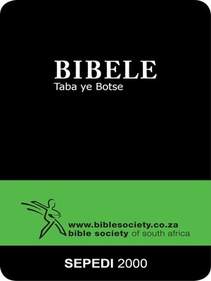 cover image of Bibele Taba ye Botse, 2000 Translation